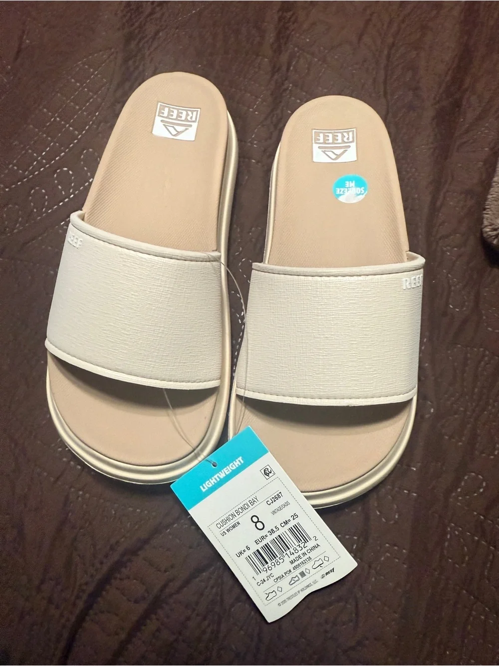 Reef Women’s Slide Sandals in Light Beige